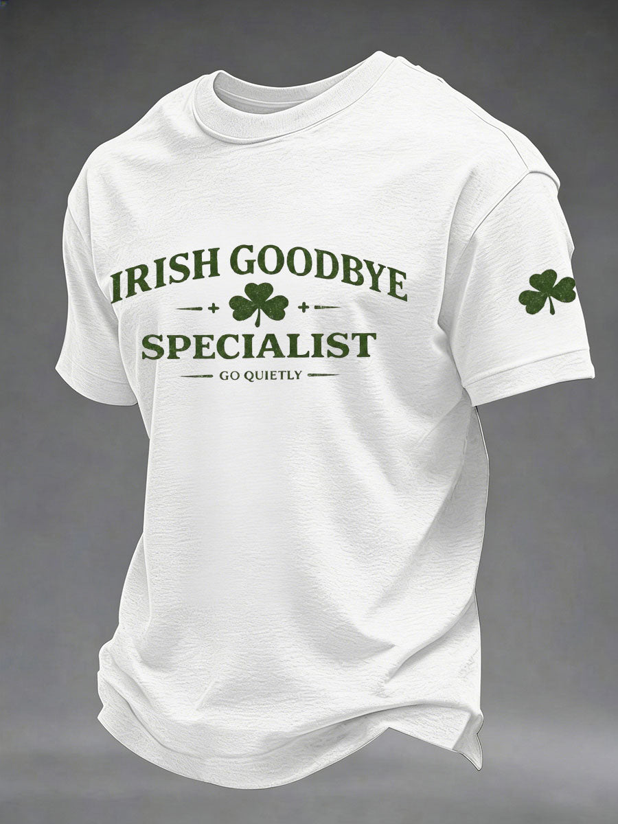 Mäns St. Patrick's Day tryckt Casual T-shirt