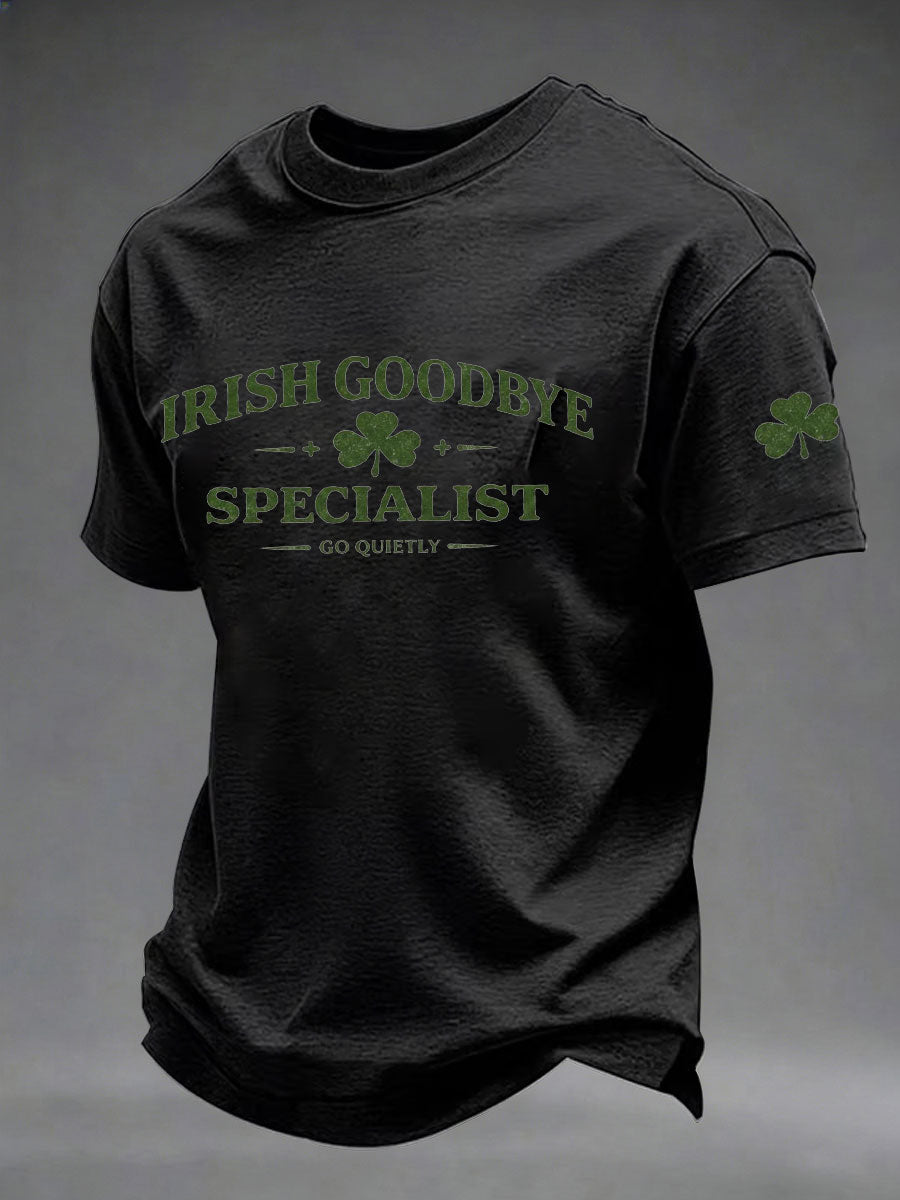Mäns St. Patrick's Day tryckt Casual T-shirt