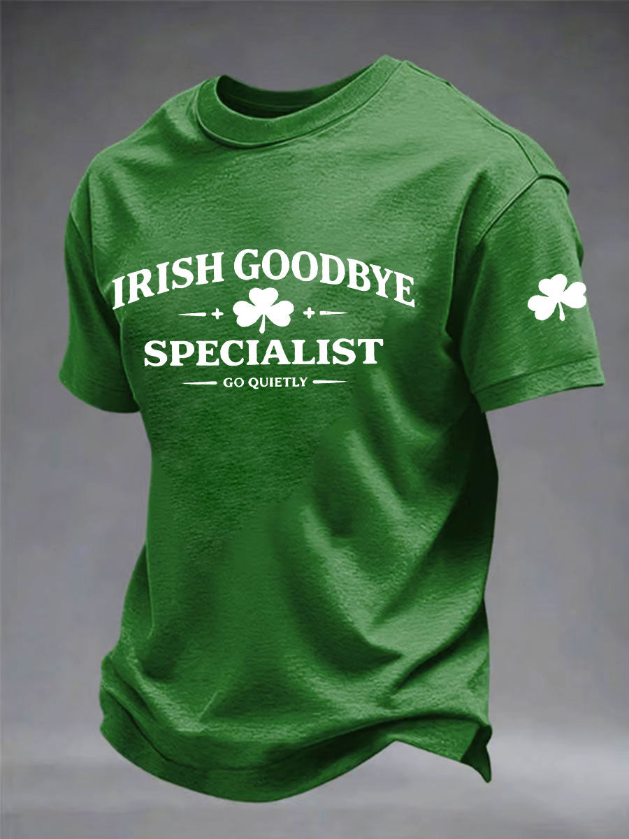 Mäns St. Patrick's Day tryckt Casual T-shirt