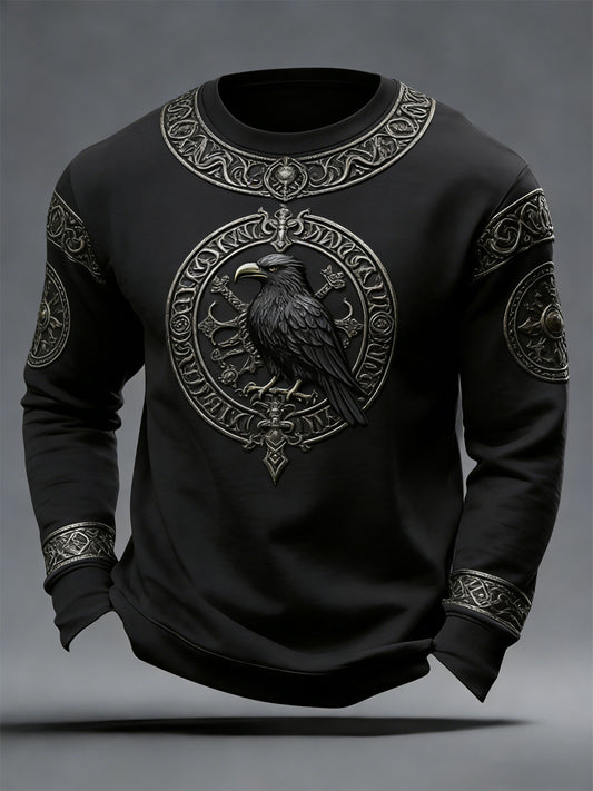 Men's Viking Style Valhalla Crewneck Sweatshirt
