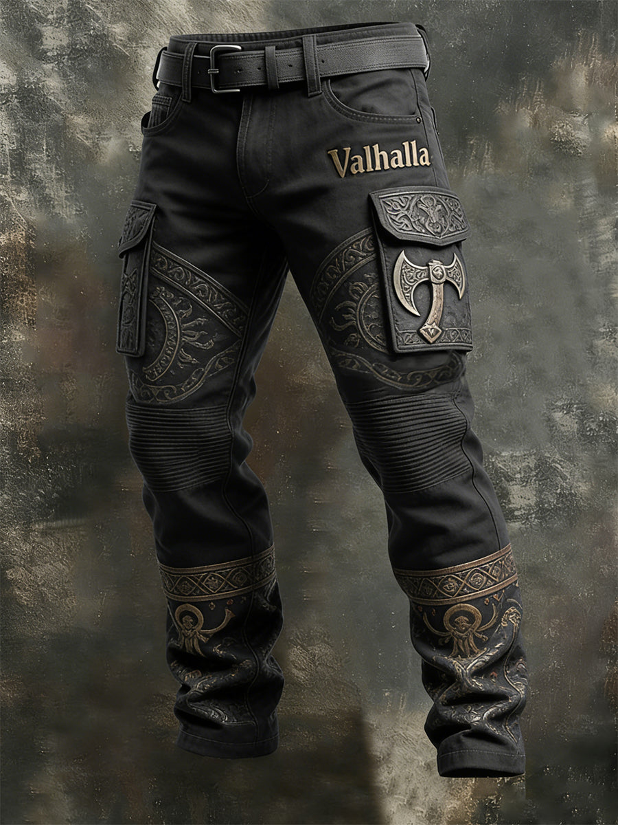 Men's Viking Style Valhalla Plush Warm Zip Jacket