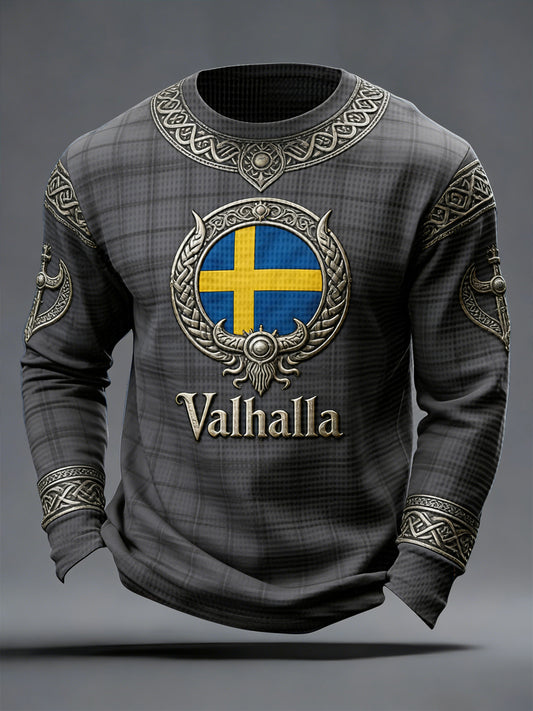 Men's Swedish Viking-style Valhalla Waffle Top