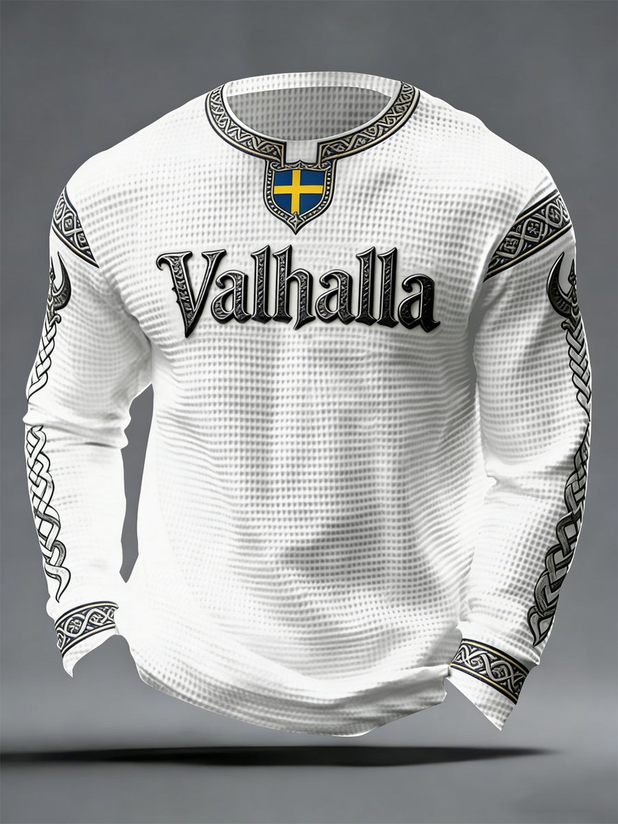 Men's Swedish Viking-style Valhalla Waffle Top