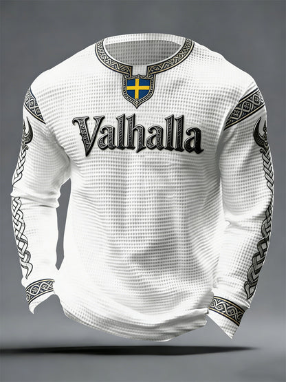 Men's Swedish Viking-style Valhalla Waffle Top
