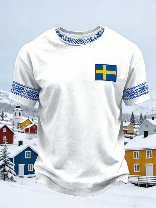Men's Swedish Flag T-Shirt