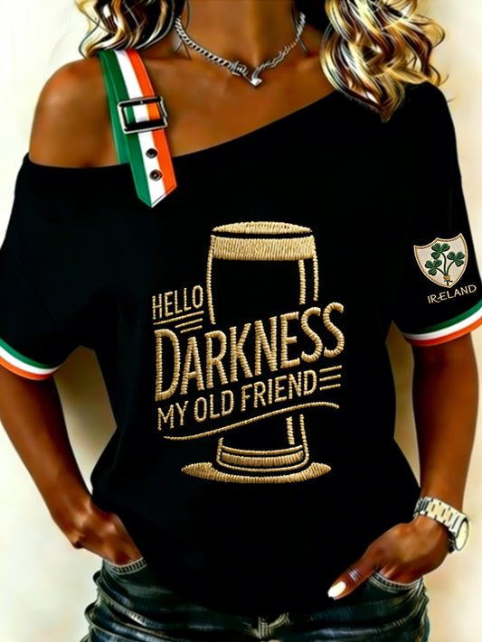 Ladies' hi darkness My old friend shirt