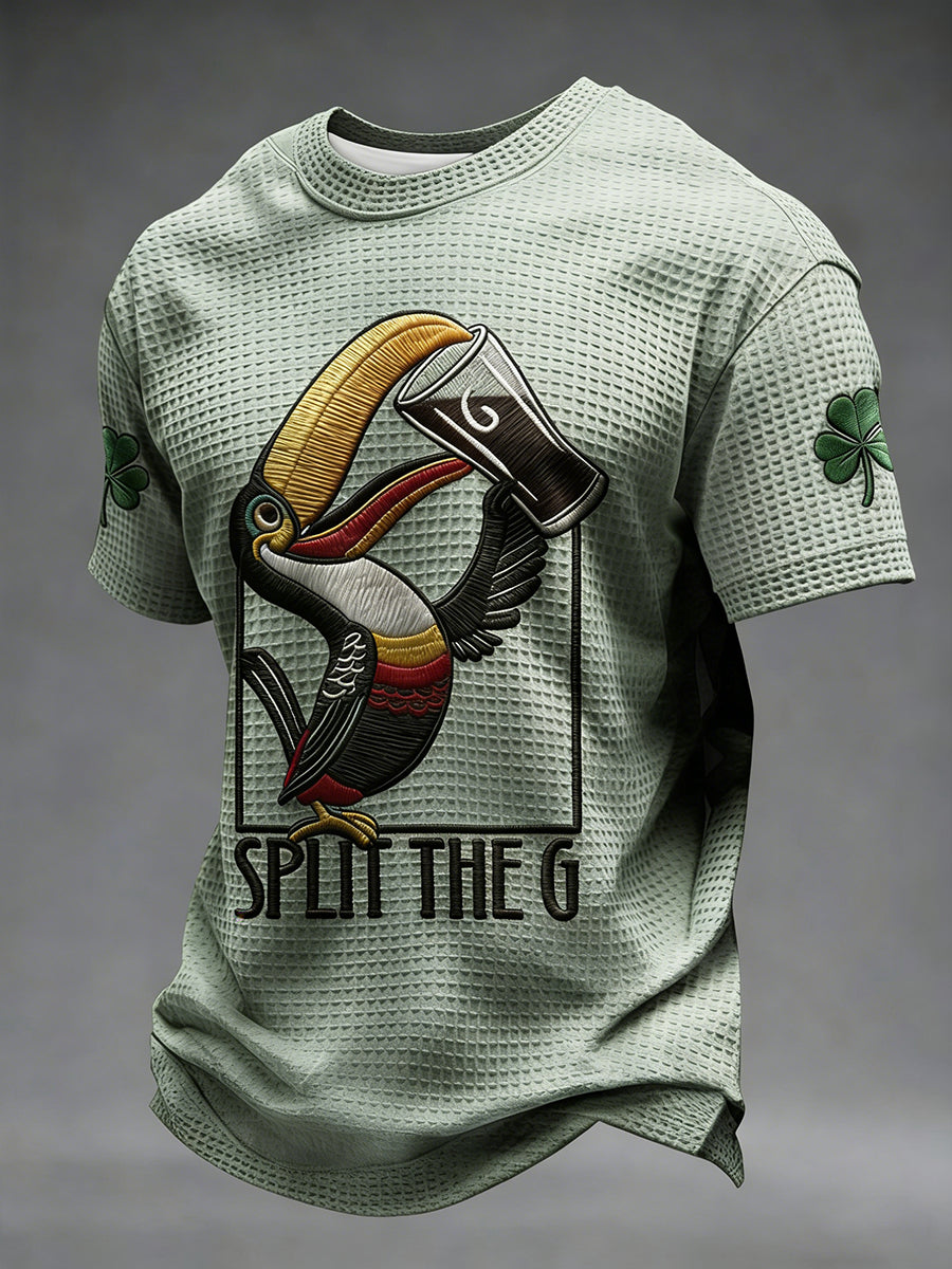 Men's St. Patrick's Day Waffle Short Sleeve