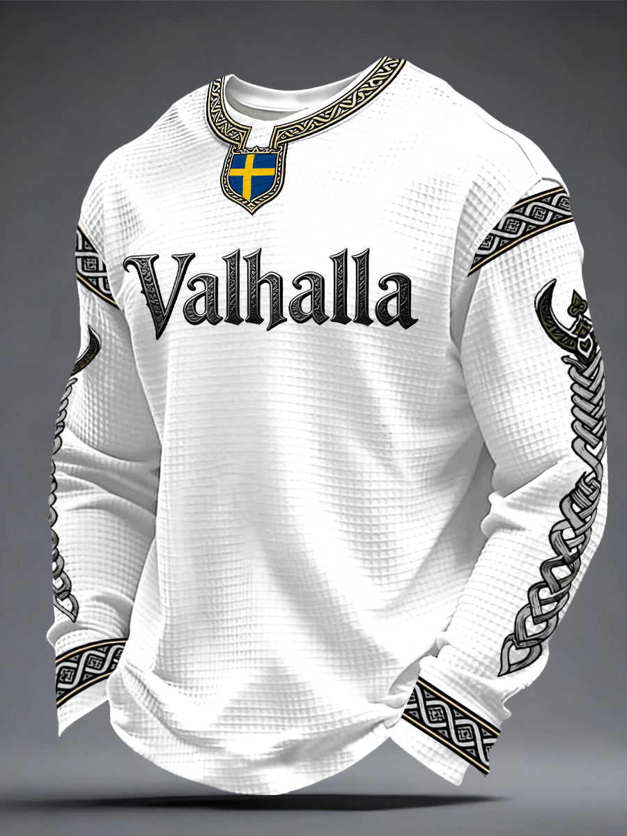 Men's Swedish Viking-style Valhalla Waffle Top