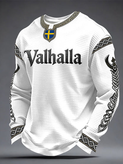 Men's Swedish Viking-style Valhalla Waffle Top