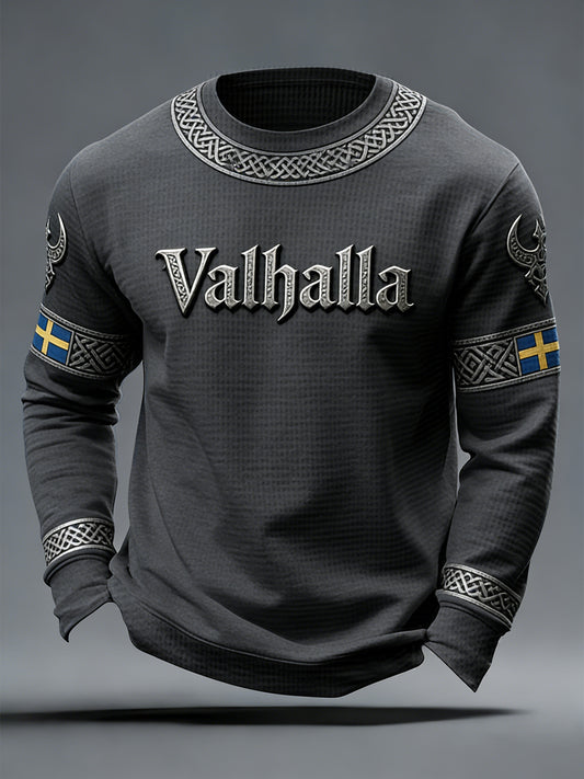 Men's Swedish Viking-style Valhalla Waffle Top