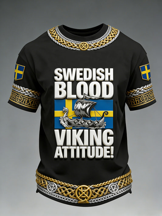 Lord's Sweden Viking Printed T-shirt