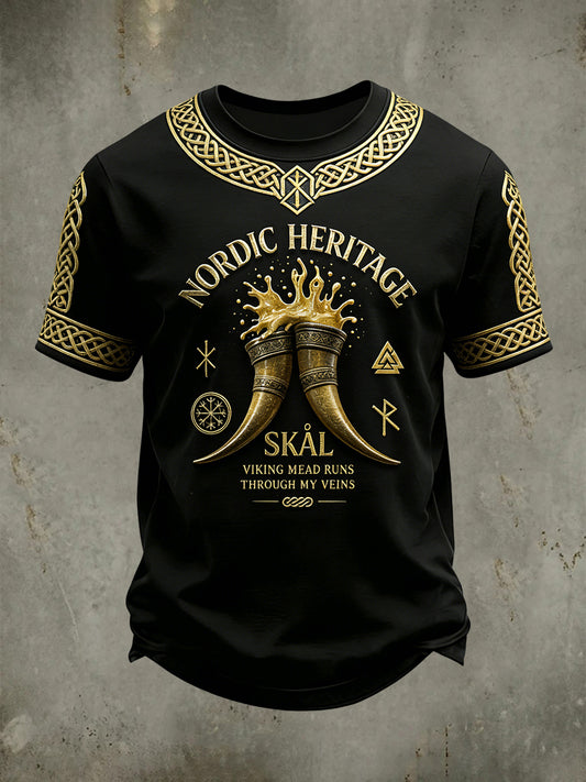 Lord's Viking Drink Short Sleeve T-Shirt