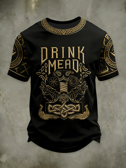 Men's Viking Drinking Short Sleeve T-Shirt