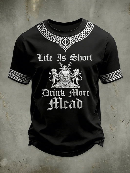 Men's Viking Drinking Short Sleeve T-Shirt