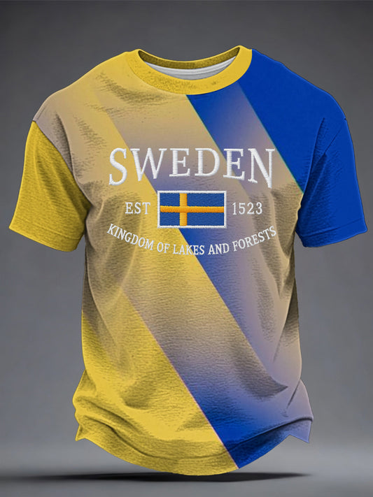 Men's Swedish Art Printed T-shirt