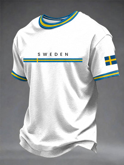 Men's Swedish Art Printed T-shirt