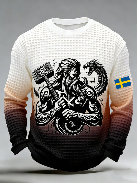 Men's Swedish Viking Print T-Shirt