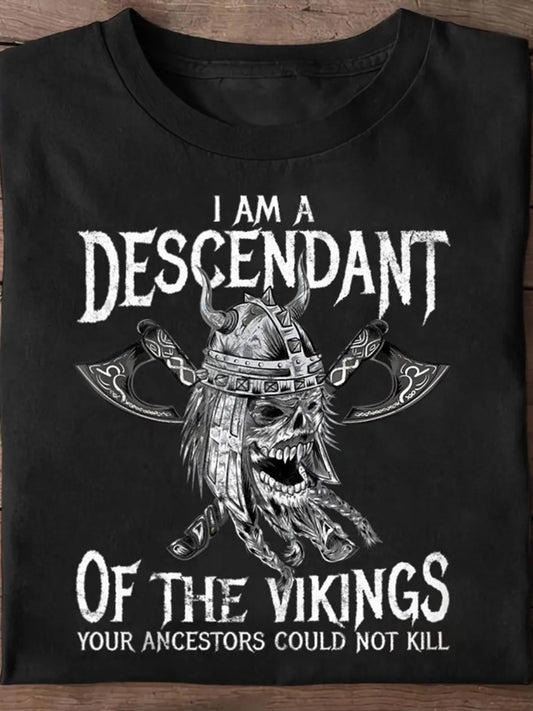 Women's Swedish Viking Print T-shirt