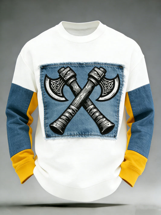 Men's Swedish Viking Print T-Shirt