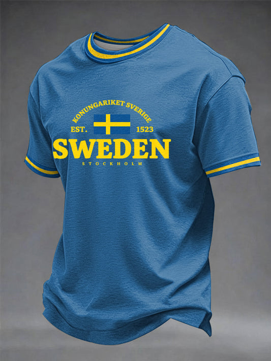 Men's Swedish Art Printed T-shirt