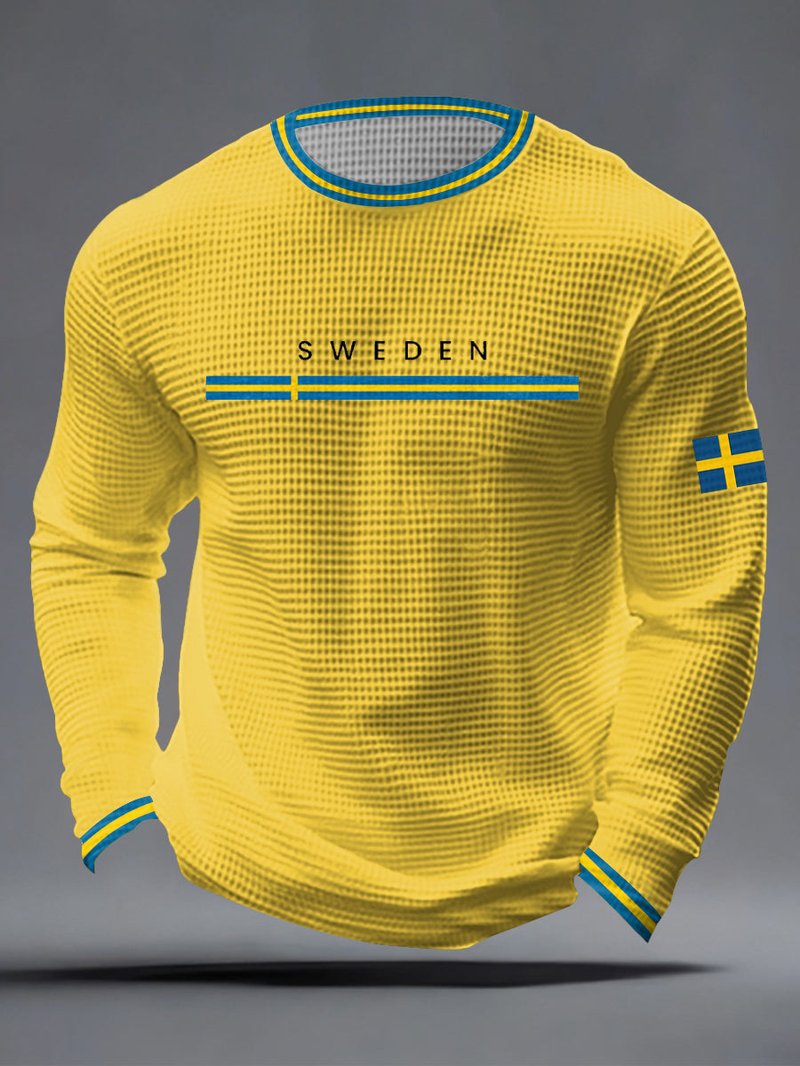 Herrkläder Svensk konst Våffeltröja