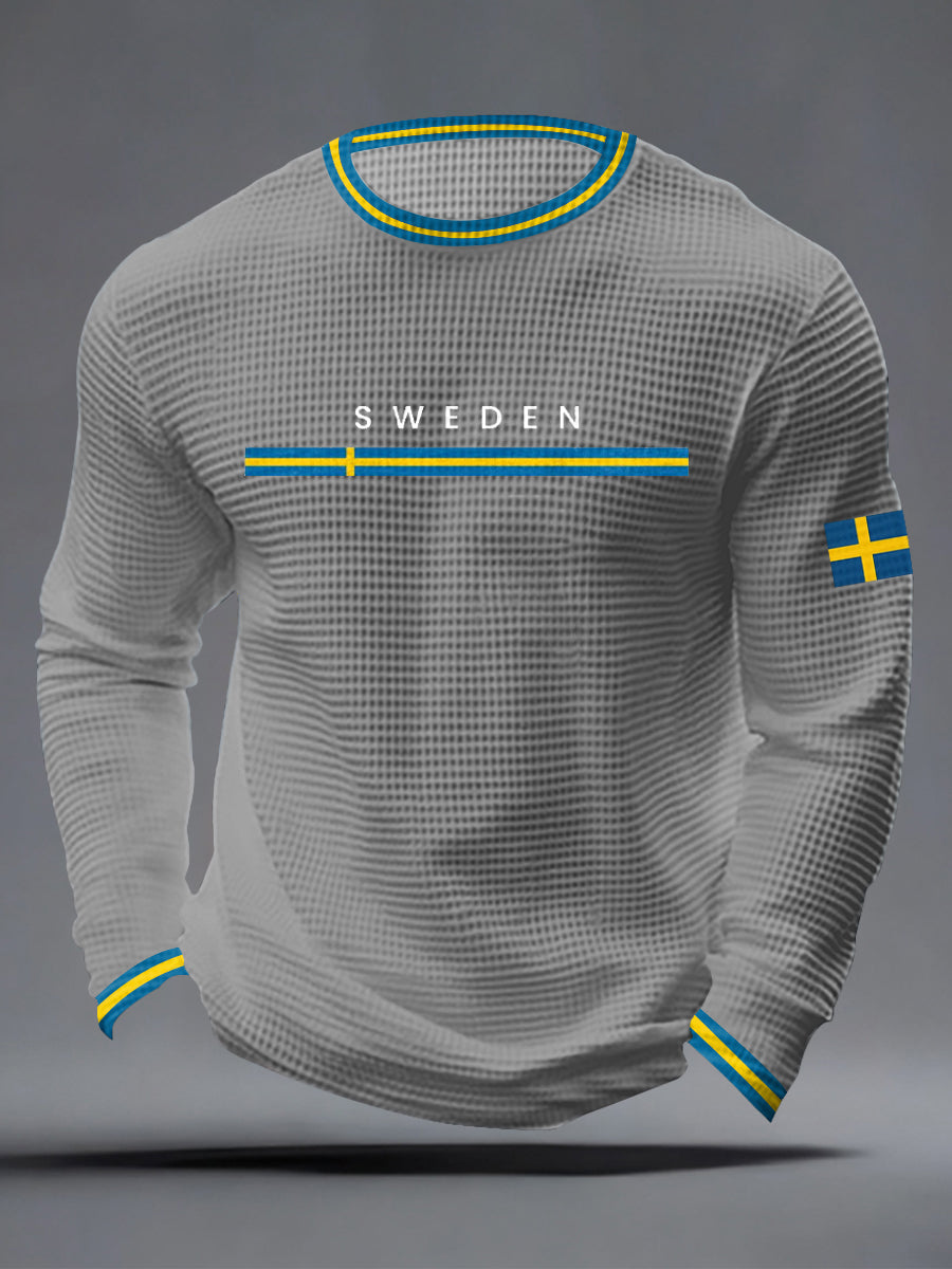 Herrkläder Svensk konst Våffeltröja