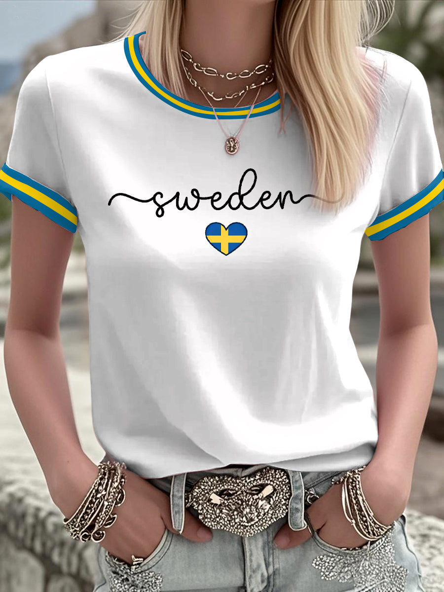 Kvinnors konst Tryckt T-shirt