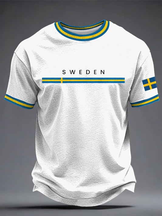Men's sweater with Swedish art print