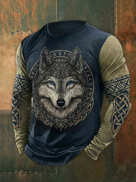 Men's Viking long-sleeved T-shirt