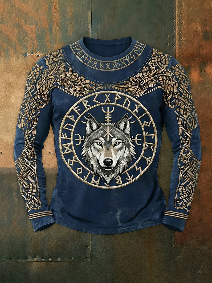 Men's Viking long-sleeved T-shirt