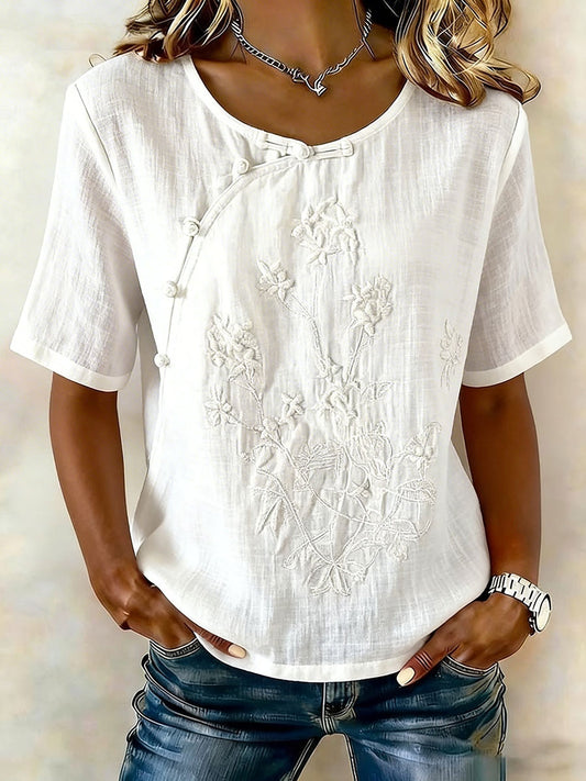 Women's Floral Print T-Shirt