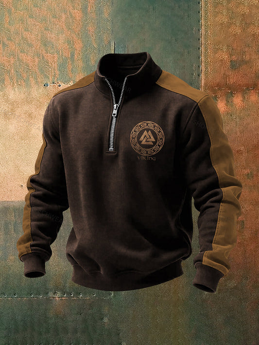 Men's Viking zip-up hoodie