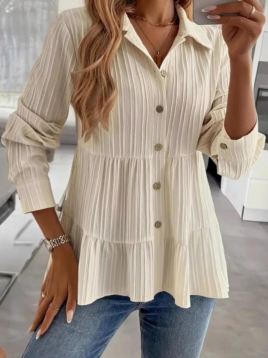Kvinnors Casual Elegant Solid färg tröja