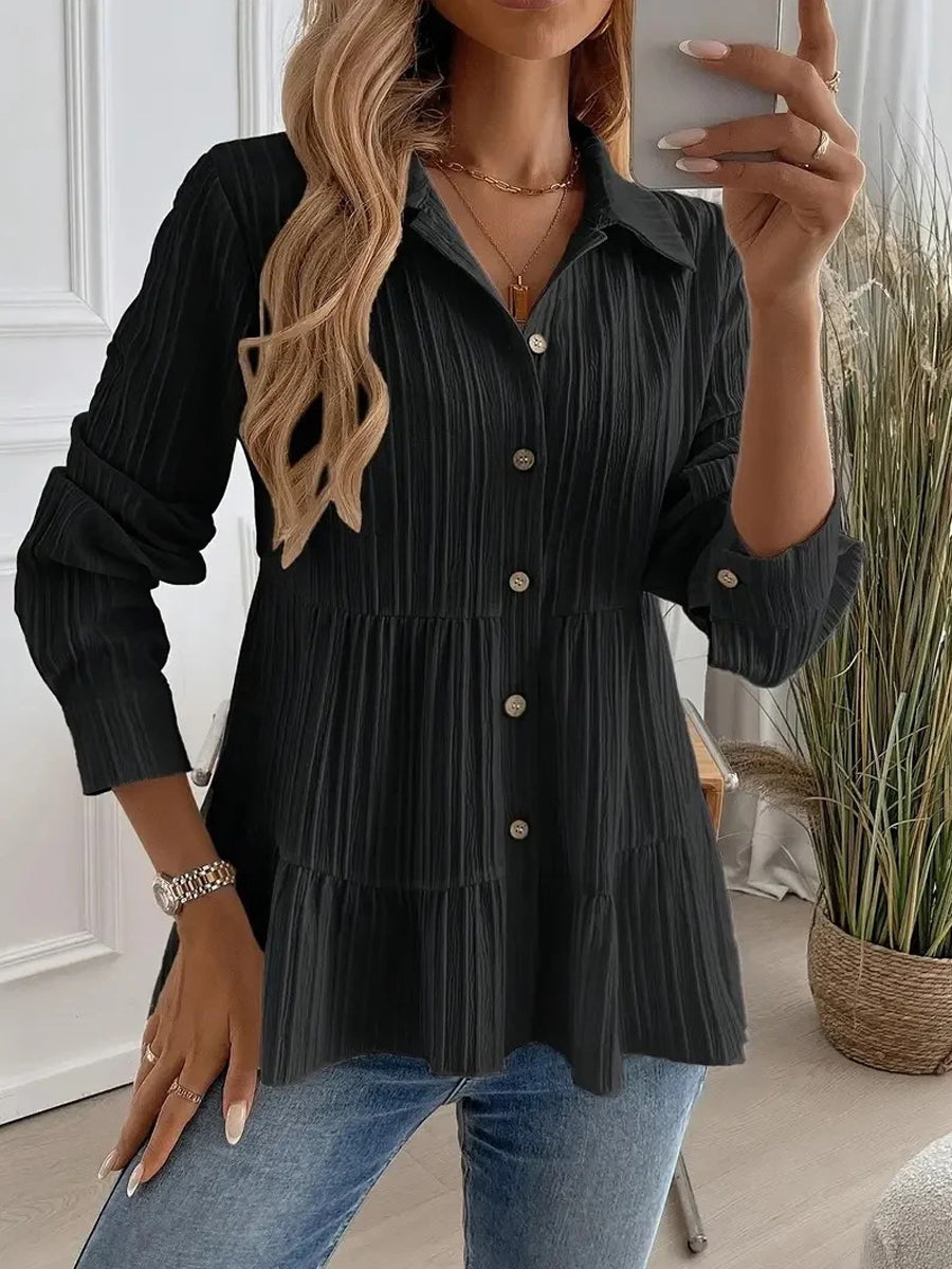 Kvinnors Casual Elegant Solid färg tröja
