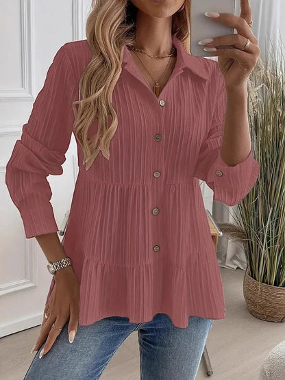 Kvinnors Casual Elegant Solid färg tröja
