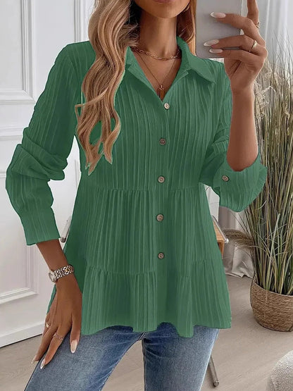 Kvinnors Casual Elegant Solid färg tröja