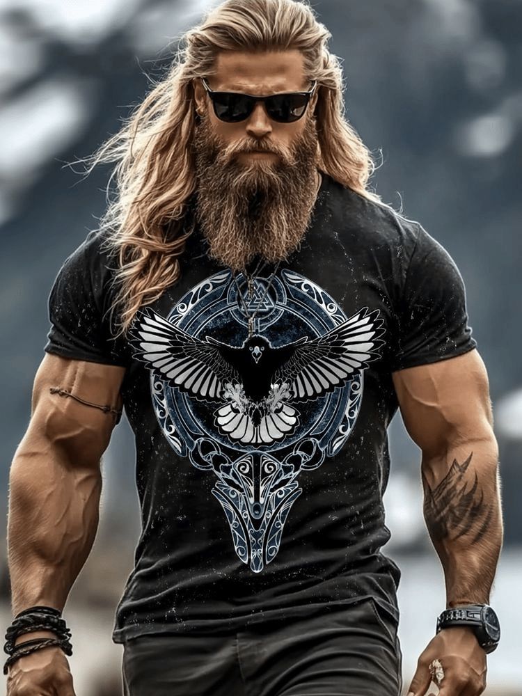 Mäns Viking T-shirt