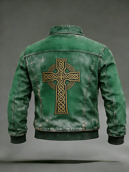 Mans keltisk vintagejacka