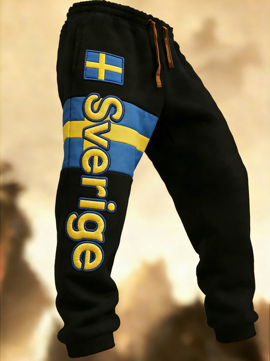 Mr. Retro Viking Swedish Flag Badge Cottage Doors