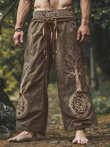 Men's Viking print trousers