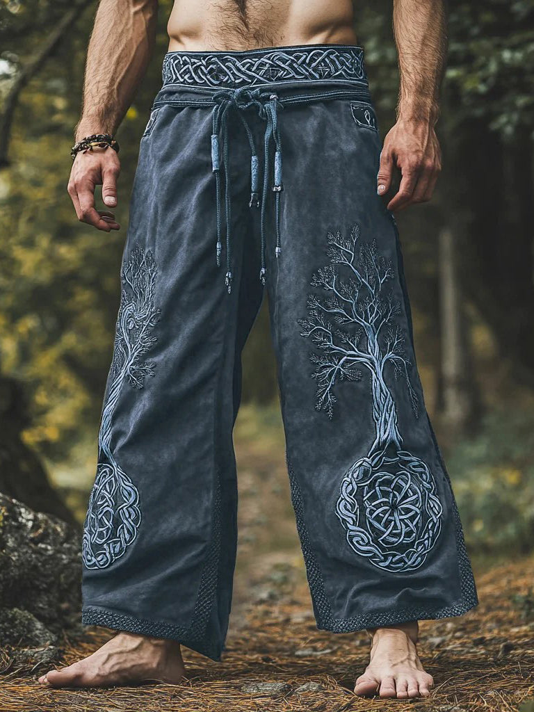 Men's Viking print trousers