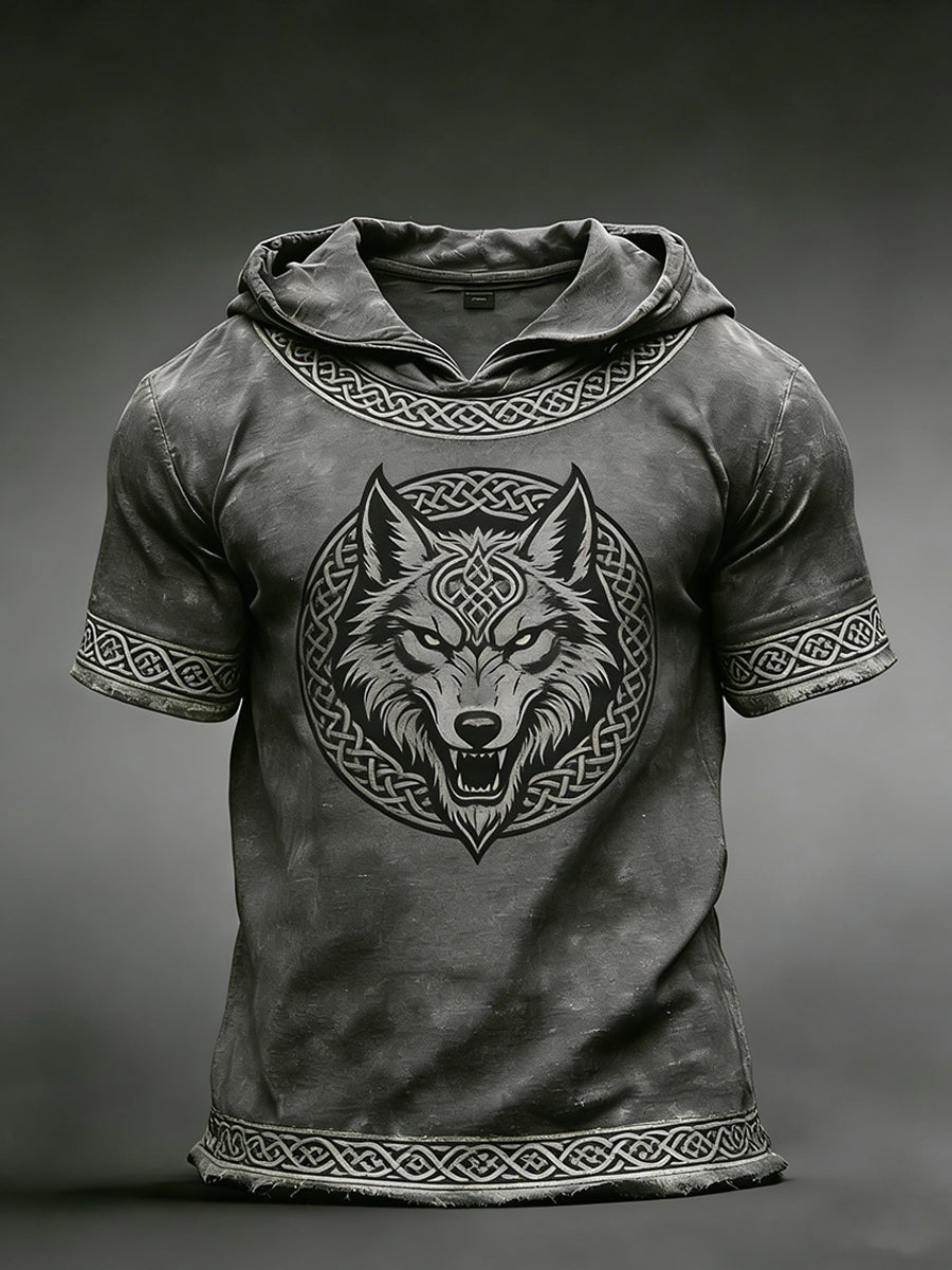 Men's Viking Hoodie T-Shirt