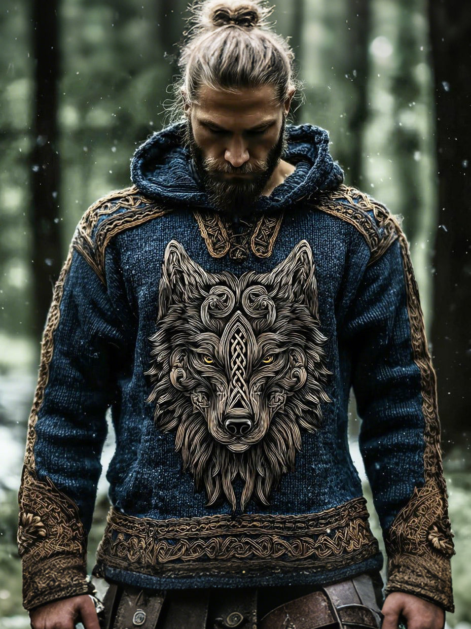 Men's Viking T-shirt with printed pattern