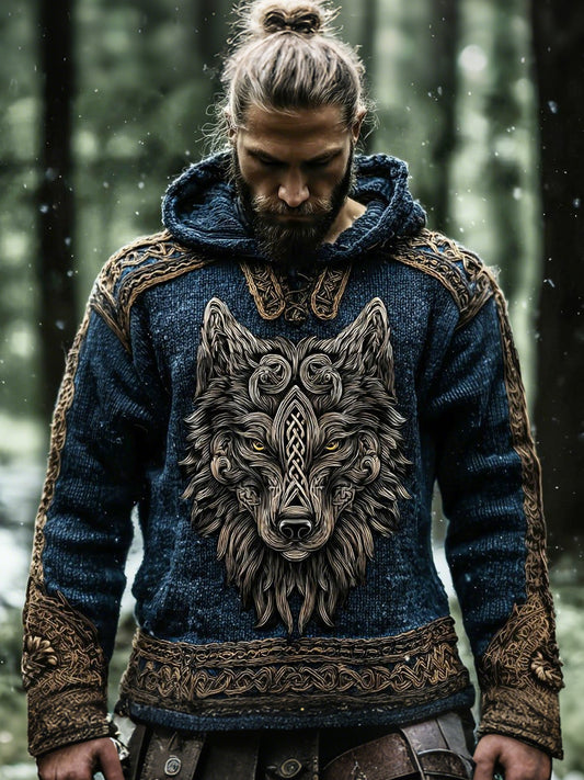Men's Viking T-shirt with printed pattern