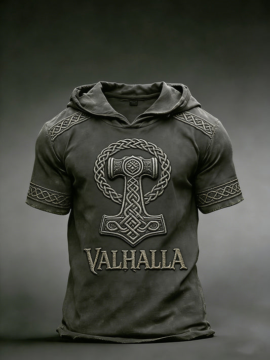 Men's Viking Hoodie T-Shirt