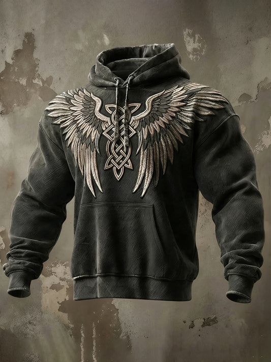 Men's Viking T-shirt with printed pattern