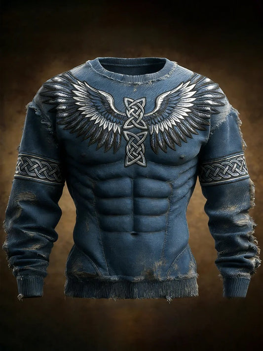 Men's Viking Printed Sweater