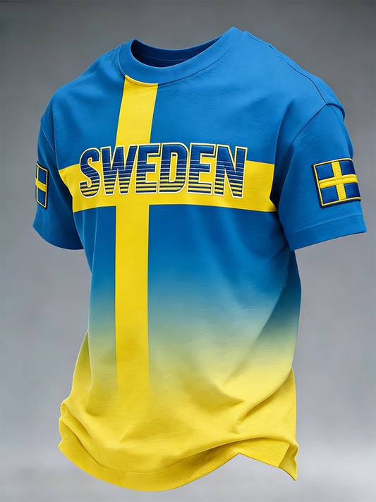 Herrtröja med tryck