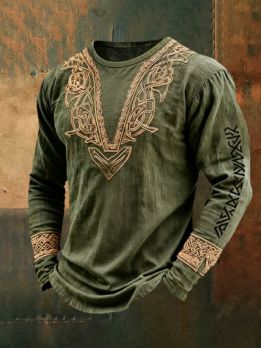Men's Viking long-sleeved T-shirt