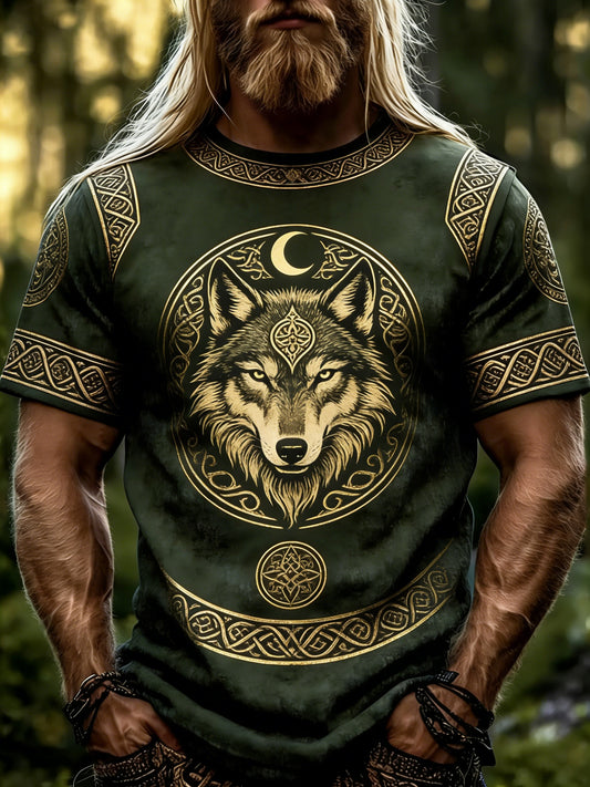 Men's Viking themed printed sweatshirt